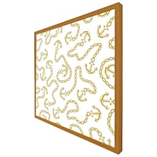 Anchor & chains (Picture Frame) Brown | Oak | XL