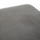 image 3 of Interiors by Premier Grey Fabric Footstool
