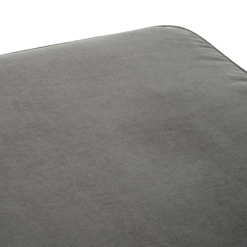 image 1 of Interiors by Premier Grey Fabric Footstool