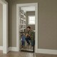 image 6 of Safetots Super Narrow Baby Gate, 60.5cm - 66.5cm, Black, Child Safety Barrier, Pressure Fit Stair Gate | Black | 1