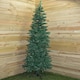 image 1 of 2.2m (7.5ft) Premier Plain Green Spruce Pine Slim Christmas Tree with Stand