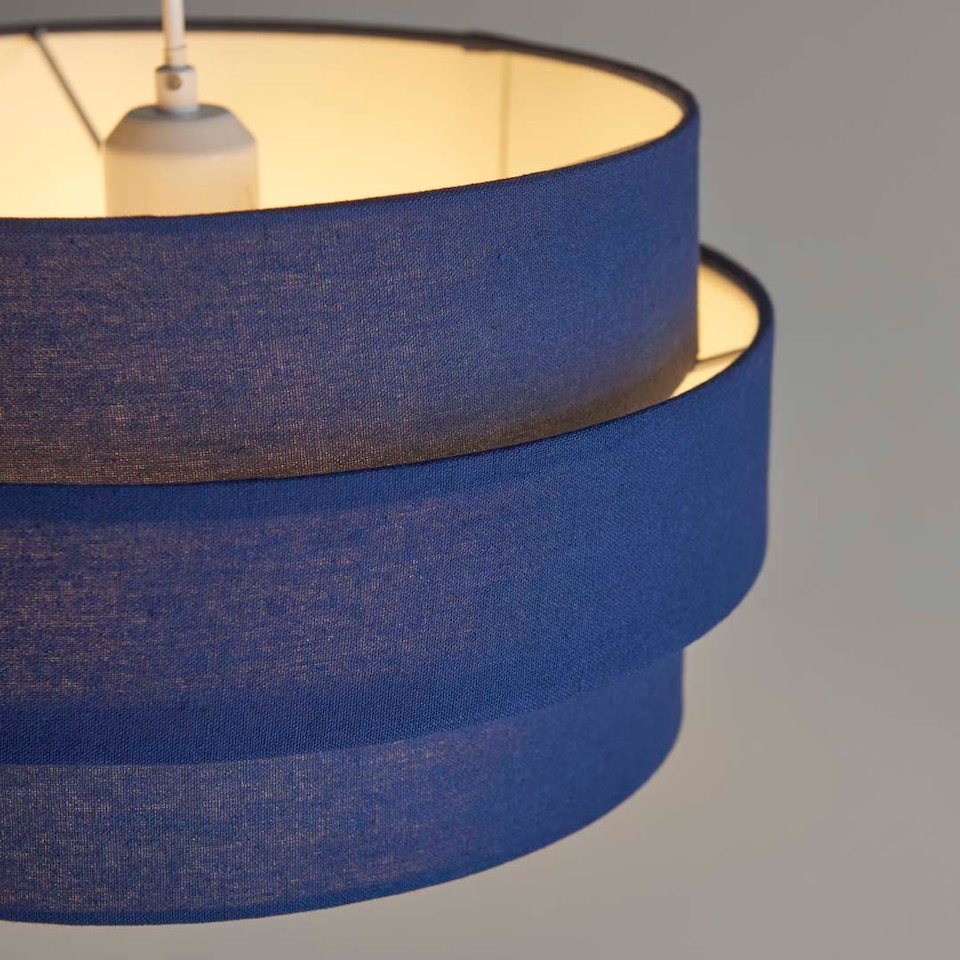 image 1 of Ziggy Navy Easy-Fit Pendant Shade