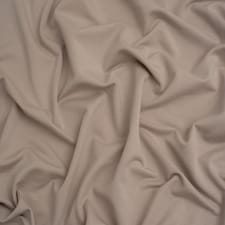 Minerva Core Range Beige Organic Loop Back French Terry Stretch Knit Fabric for Dressmaking, 150cm / 59" Wide - per metre