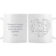 image 1 of Personalised 25th Silver Wedding Anniversary Mug White