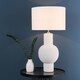 image 6 of Meredith White Ceramic Table Lamp White