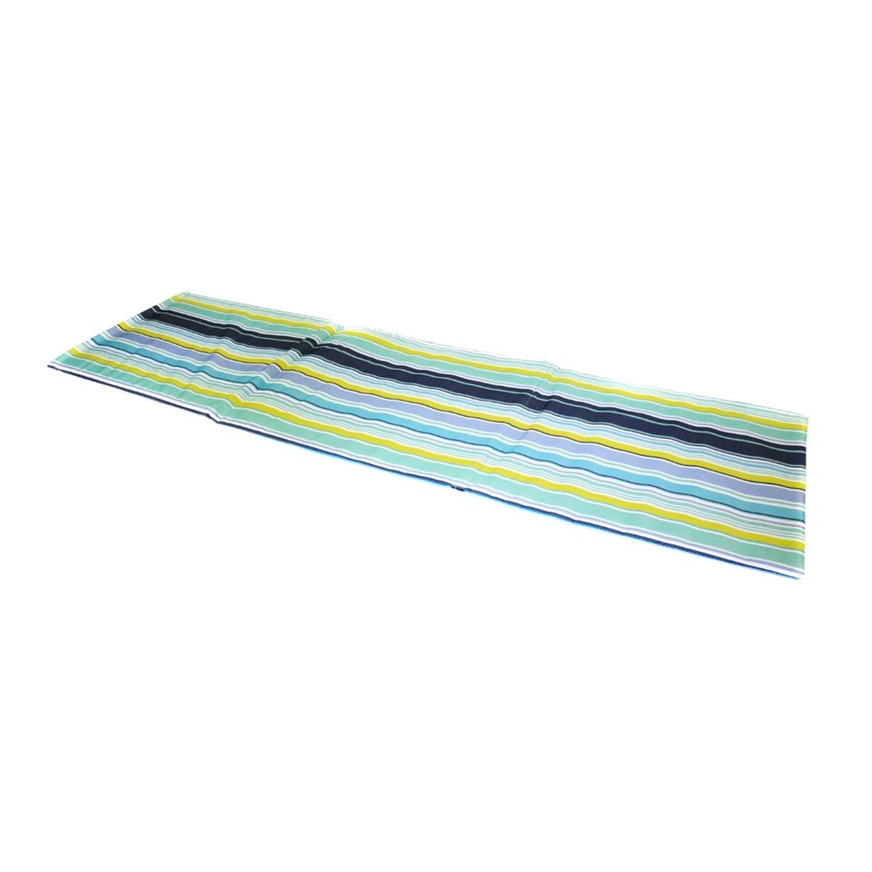image 1 of Oypla Portable Beach Mat Folding Chair Sun Lounger Outdoor Camping Multi