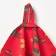 image 3 of Homescapes Red Reindeer Set of 3 Christmas Tea Towels Red