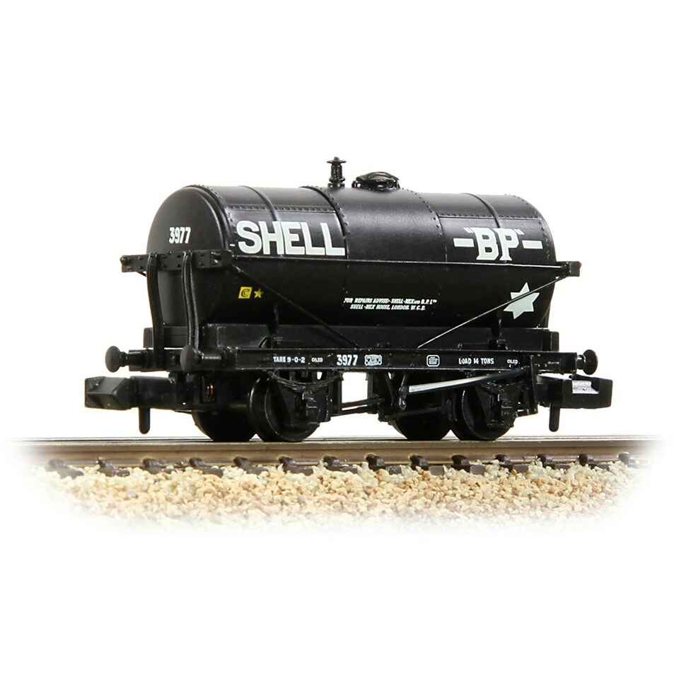 Graham Farish 14t Tank Wagon Shell/BP Black 3977