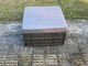 image 5 of Fimous Outdoor Lounge Sofa Set Wicker PE Rattan Garden Furniture Set with Oblong Coffee Table Side Table 2 Big Footstool 11Seater Dark Grey Mixed