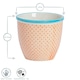 image 3 of Nicola Spring Hand-Printed Plant Pot - 14cm - Navy Blue