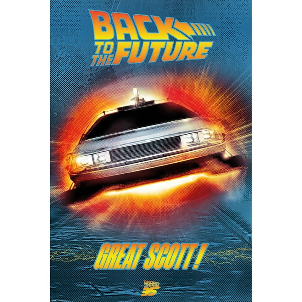 Back To The Future Great Scott Poster - Multicoloured - One Size