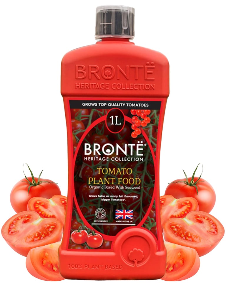 image 1 of Bronte Heritage Collection Tomato and  Vegetable Plant Food 1L Concentrated Organic Liquid Fertiliser, Seaweed-Enriched