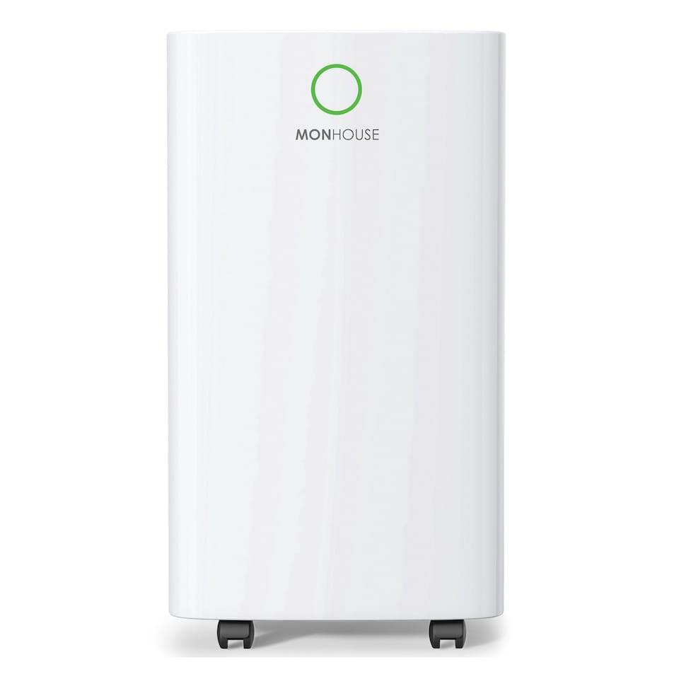 image 1 of MONHOUSE 20L/Day Digital Dehumidifier - Large 4L Tank - Sleep Mode, 24 HR Timer For Office, Home, Bedroom & Kitchen - Portable Electric Mould, Damp, Remover