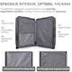 image 4 of Lightweight Hard Shell Check-In Suitcase with Cupholder | Large Size Luggage