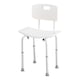 image 1 of HOMCOM Bath Chair Shower Stool Safety Seat Bathroom Adjustable Positions Elderly Aids