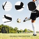 image 5 of HOMCOM Football Training Net, Target Goal W/ Adjustable Angles - Black | Black | Black
