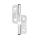 image 4 of Stainless Steel Lift Off Leaf Hinge Right 76x100mm Heavy Duty Door Hatch 2PK Silver