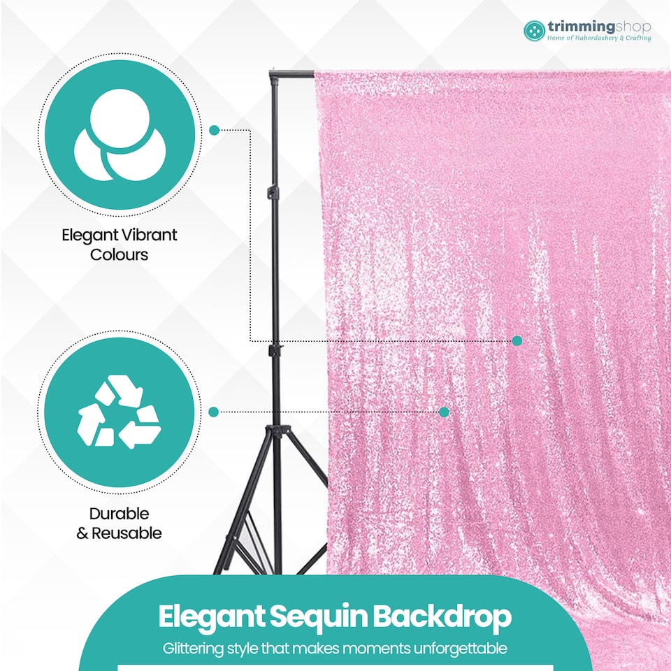 image 1 of 4ft x 7ft Sequin Backdrop Photography Background High-Density Sequin Fabric