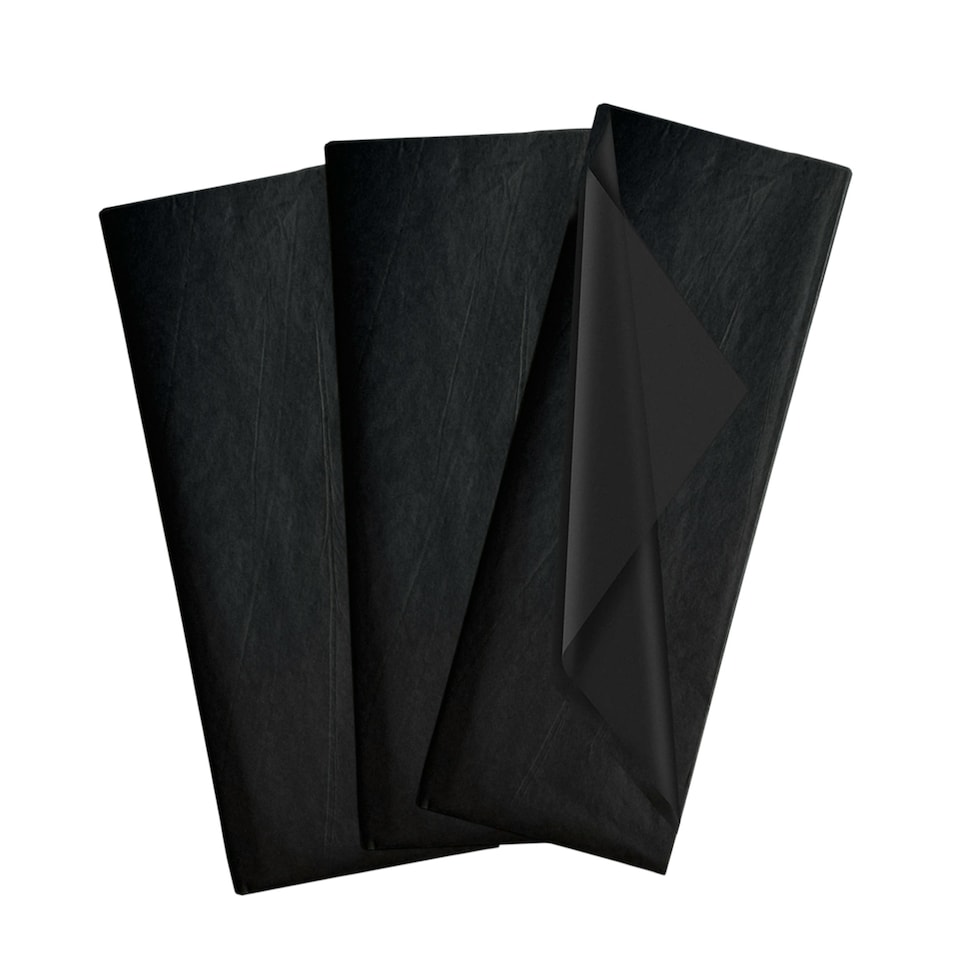 image 1 of Pack of 10 Black Acid Free 50 x 70cm Tissue Paper Sheets