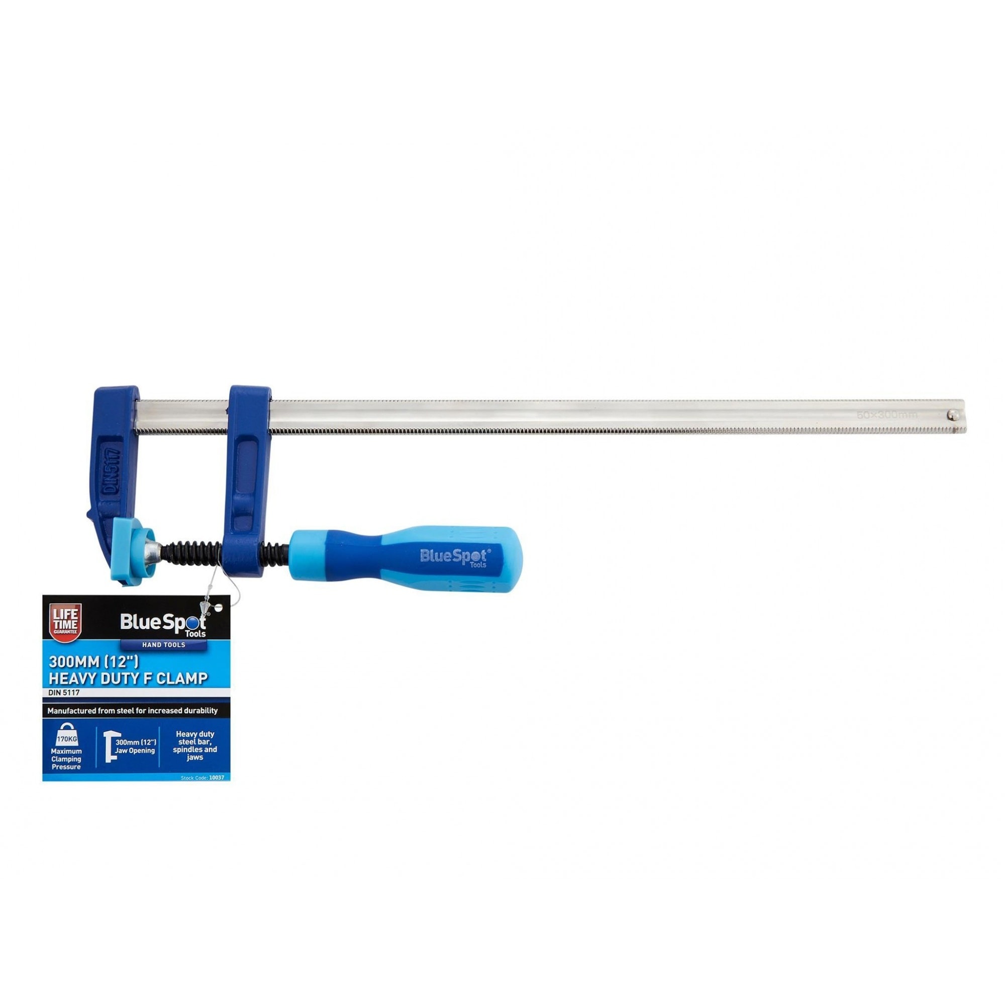 Bluespot Tools Heavy-duty F-clamp Multi Multi Colour 50 x 300mm 1