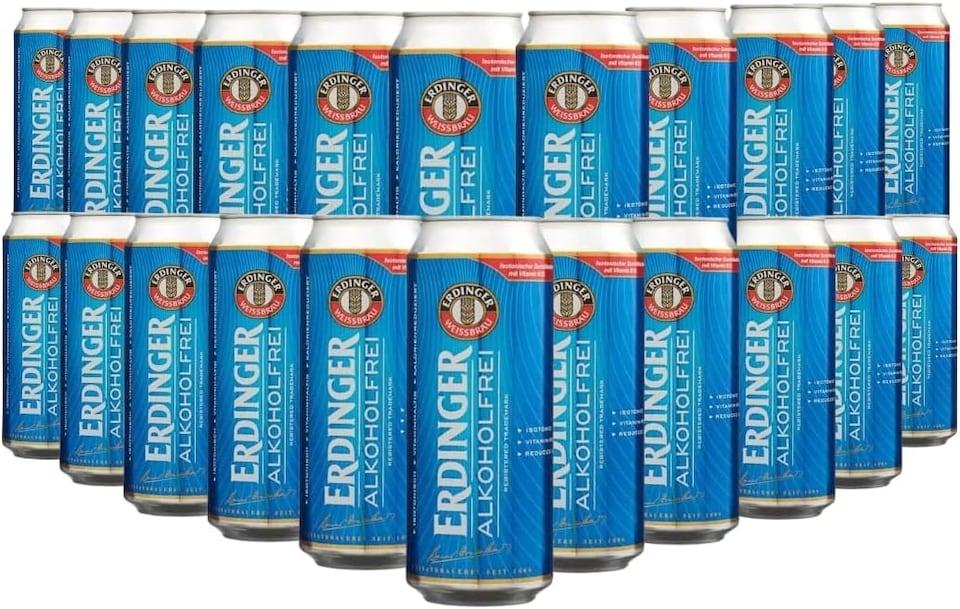 Erdinger Alkoholfrei 0.0% Alcohol Free German Lager 24 x 500ml cans