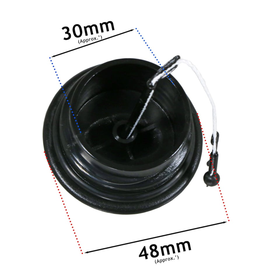 image 1 of SPARES2GO Fuel Filler Cap for Stihl FS40 FS50 FS56 FS70 FS89 FS90 FS91 FR130 FR410 HL90 HL100 Brushcutter Trimmer