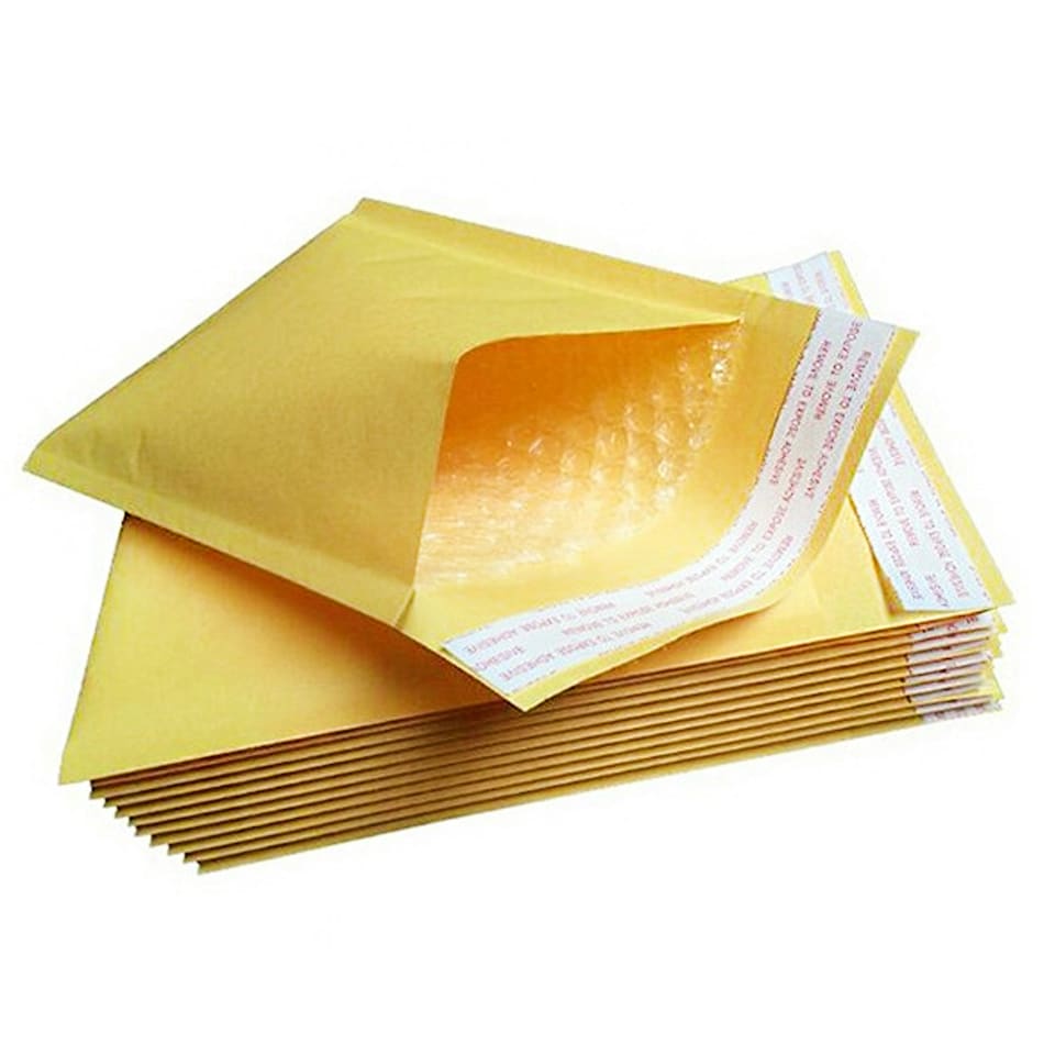 image 1 of 100 x Size 7 (240x320mm) Gold Padded Bubble Lined Secure Self Sealing Peel & Seal Mailing Postal Envelopes Gold | One Size