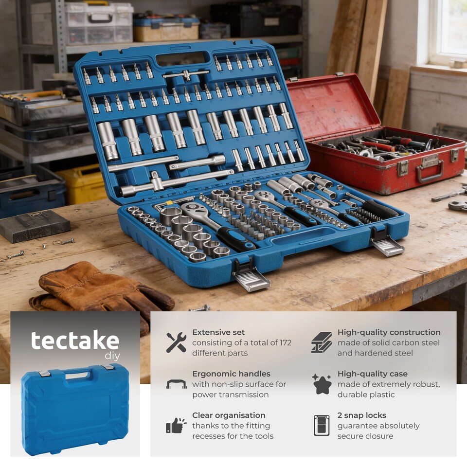 image 1 of Ratchet Spanner Set 171 pc