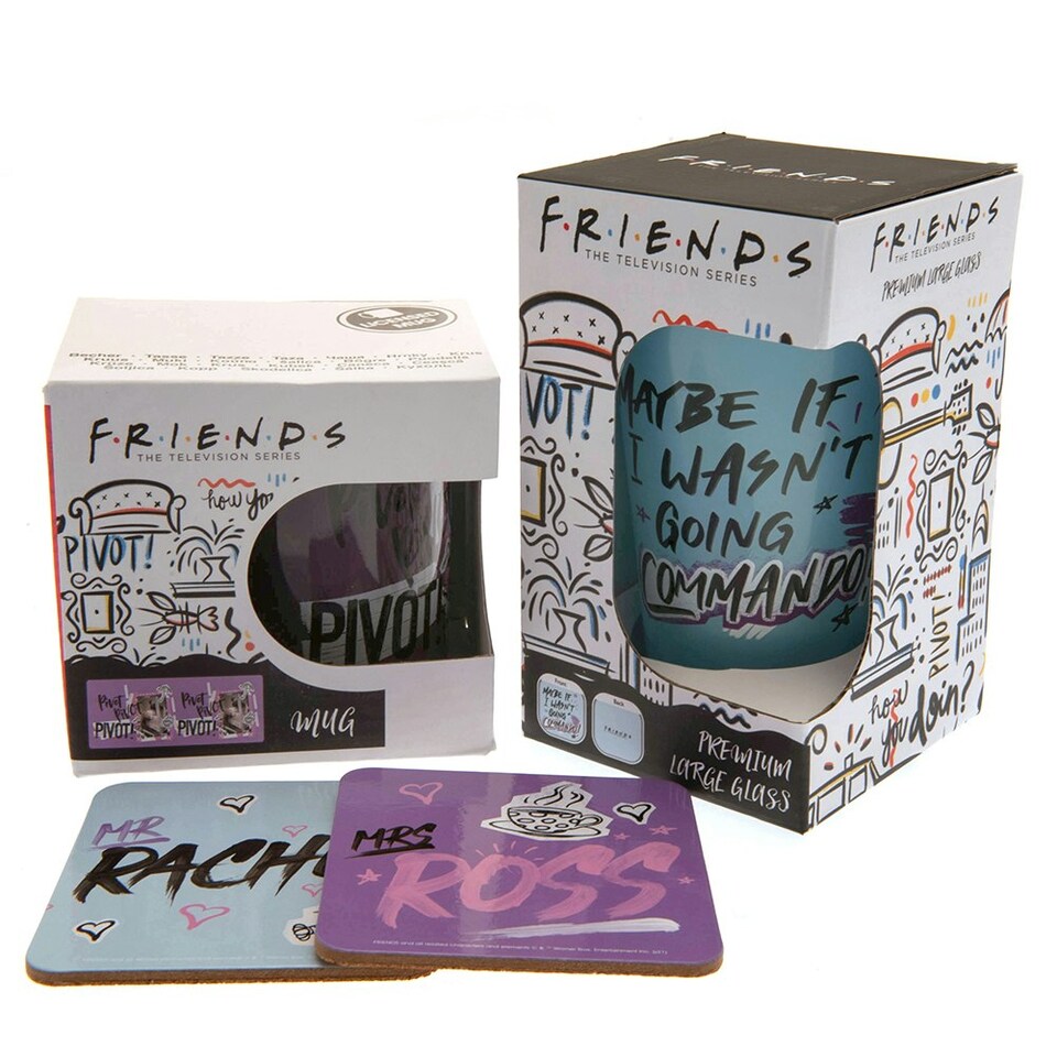 image 1 of Friends Maybe If I Wasn´t Going Commando Mug Set - Blue/Purple/Black - One Size