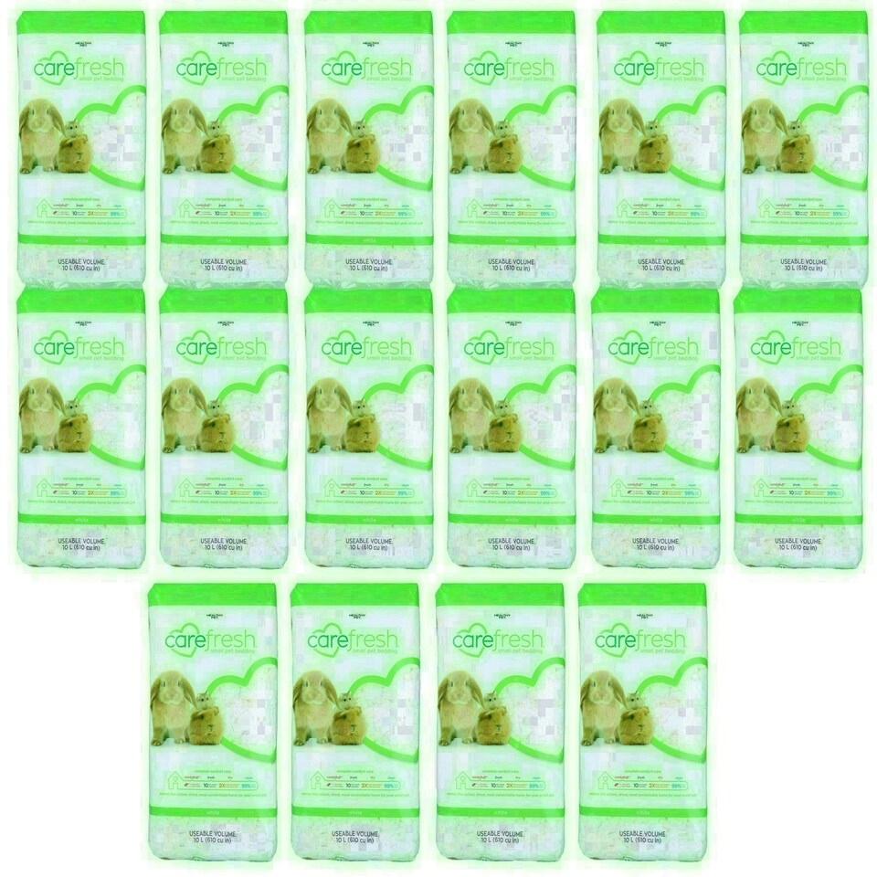 image 1 of 16PK Ultra White 10L Quality Pet Small Animal Bedding 99% Dust Free