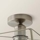 image 6 of ValueLights Susie Chrome Flush Ceiling Light & Bulb | Chrome