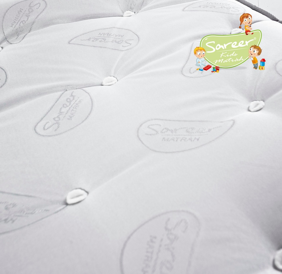 image 1 of Sareer Kids Aspire Pocket Sprung Mattress 3FT | White | Single