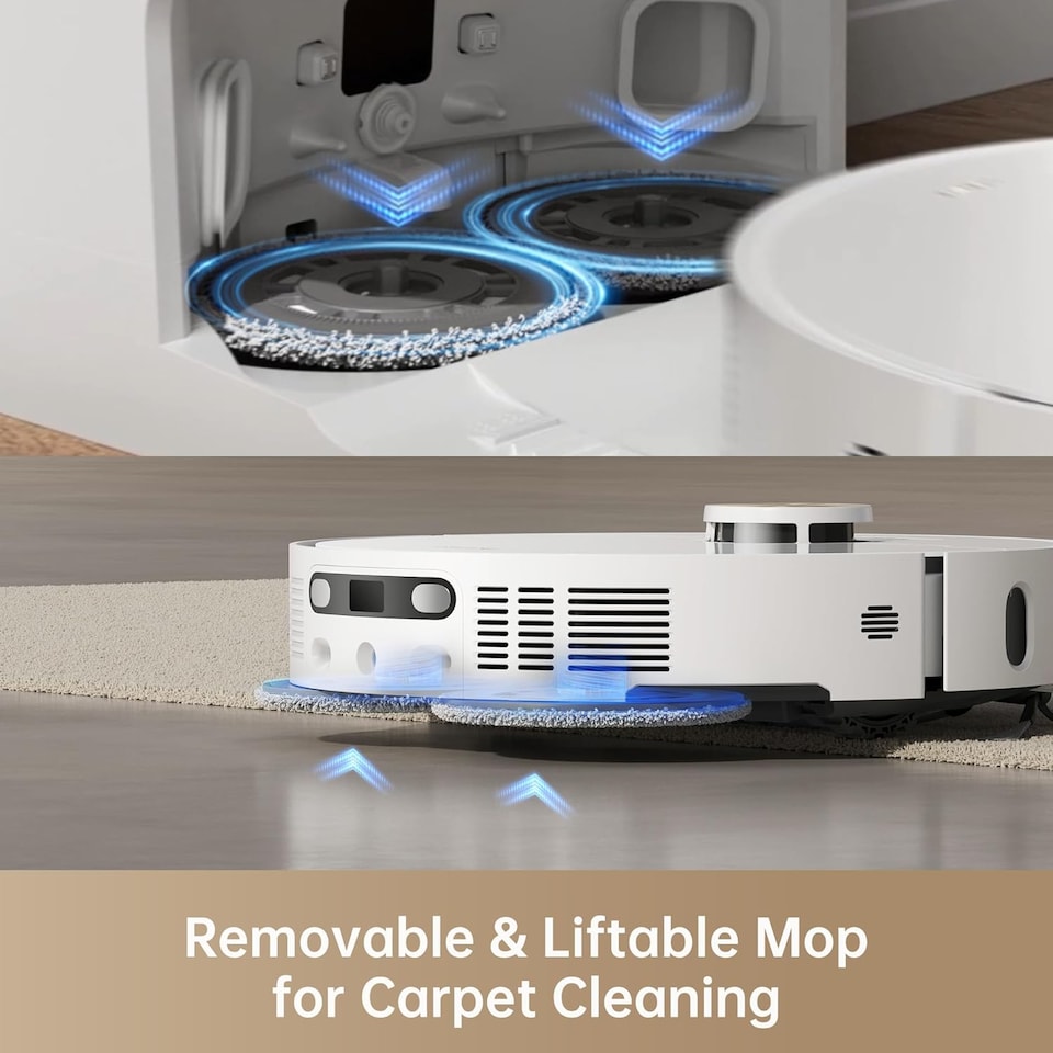 image 1 of Dreame L40s Pro Ultra Smart Robot Vacuum - white