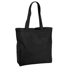 Westford Mill Recycled Cotton Tote Bag - Black - One Size (UTRW8541) | Multi