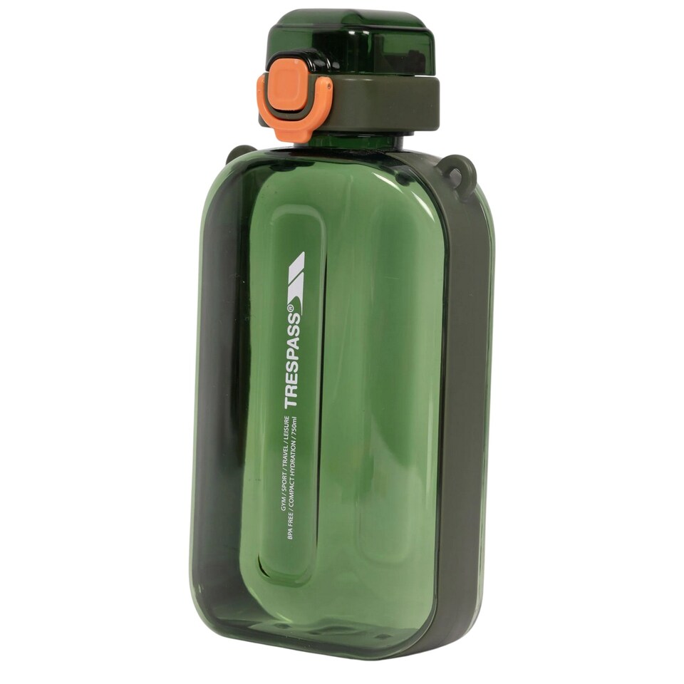 image 1 of Trespass Cantina 750ml Water Bottle | Green | Green | 1