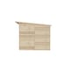image 5 of Lela 16x8 Summerhouse including Storage - L244.8 x W476 x H227.5 cm | Brown | Honey Brown