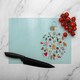 image 2 of Christmas Objects Laid Out Dining Glass Chopping Board | Multi