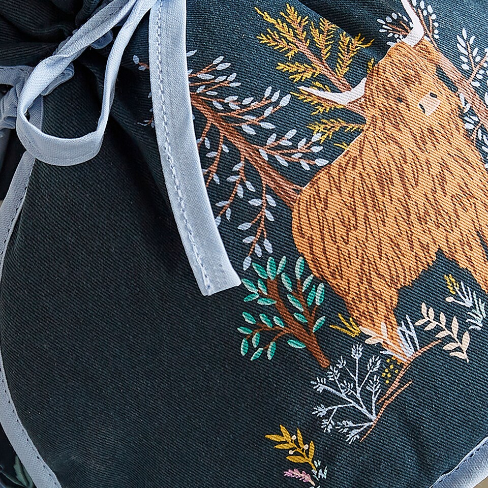 image 1 of Ulster Weavers Connie the Cow Tea Cosy - Muff Navy