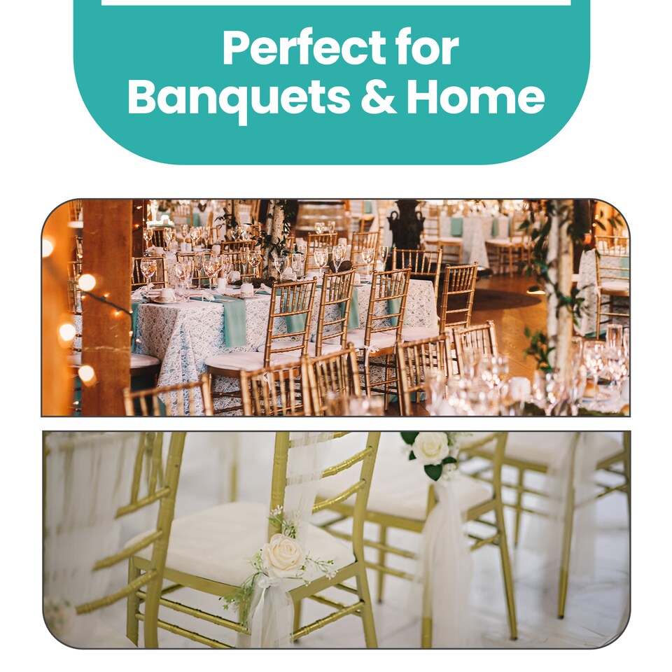 image 1 of Dining Seat Chair Covers Stretchable Spandex High-Back Slipcovers - 10pcs