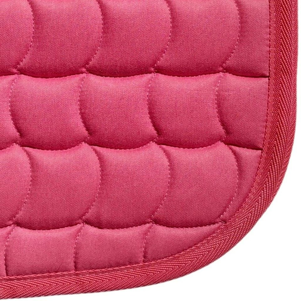 image 1 of Gallop Equestrian Quilted GP Pad Pink | Size: Small Pony
Colour: Fushia