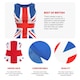 image 2 of Union Jack Dress | Red | XL