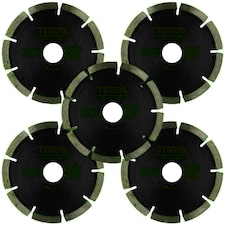 115mm x 8mm Diamond Mortar Raking Disc Pointing Disc Blade Masonry 5pk