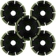 image 1 of 115mm x 8mm Diamond Mortar Raking Disc Pointing Disc Blade Masonry 5pk