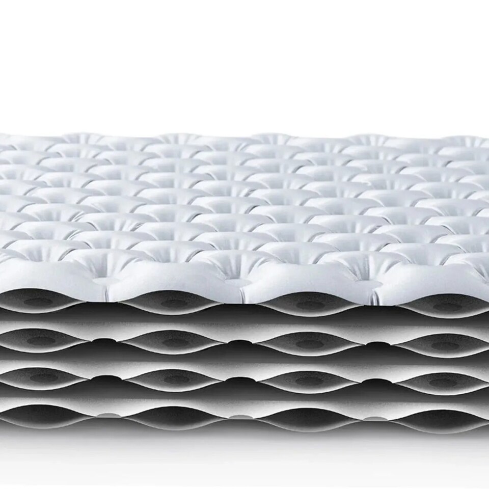 image 1 of TuYe 5.8 Ultralight Inflatable Square Mattress | Silver | Carbon Silver | 183x64cm