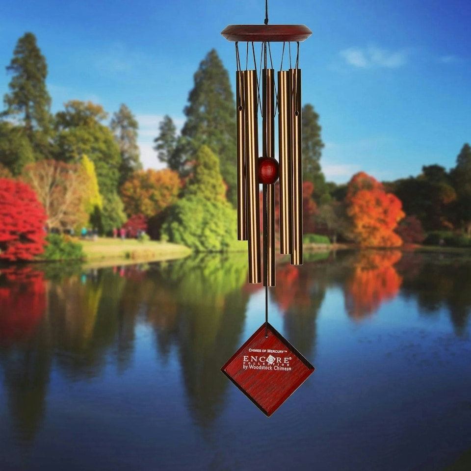 image 1 of Woodstock Chimes Of Mercury - Bronze Wind Chime