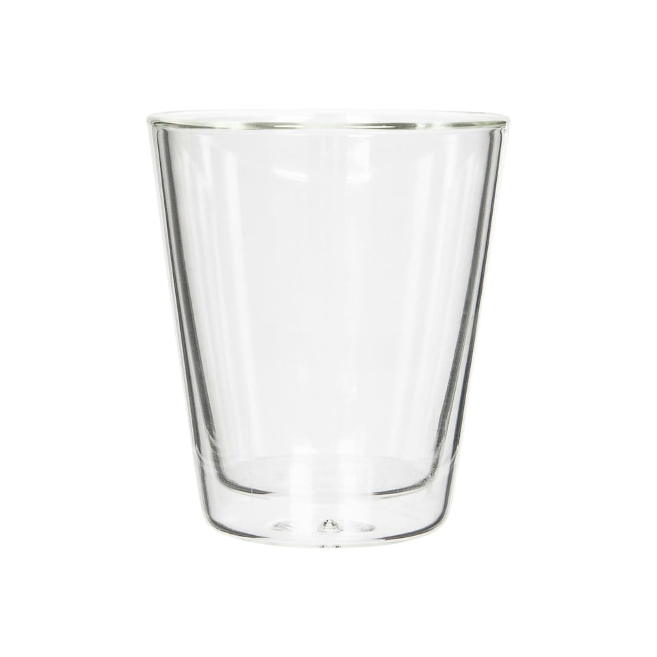 image 1 of Rink Drink Double-Walled Glasses Set - 200ml - Pack of 6 Clear