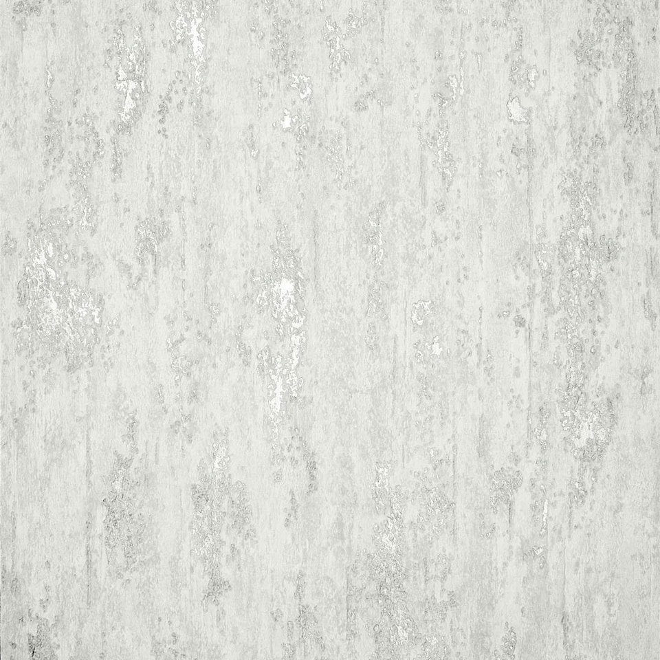 image 1 of Manhattan Modern Wallpaper in Pale Grey & Silver Multi