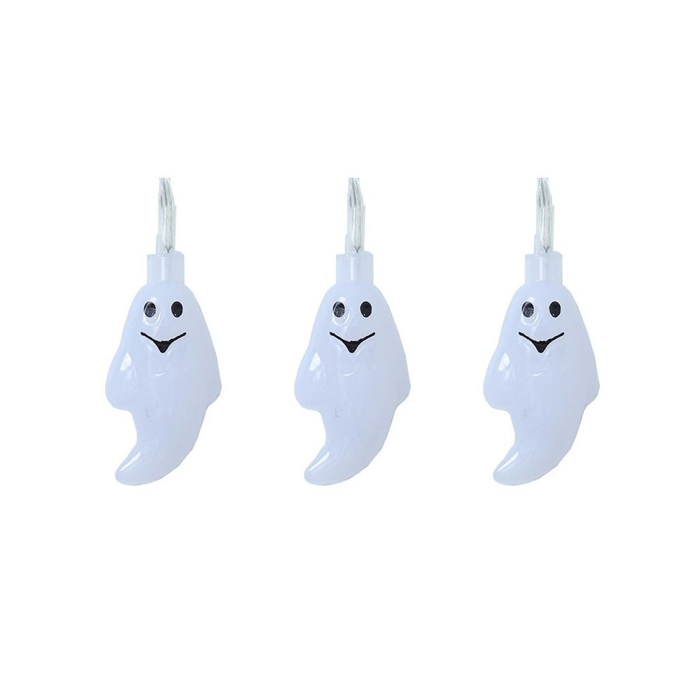Living and Home Halloween 20 LED Ghost String Lights for Decoration