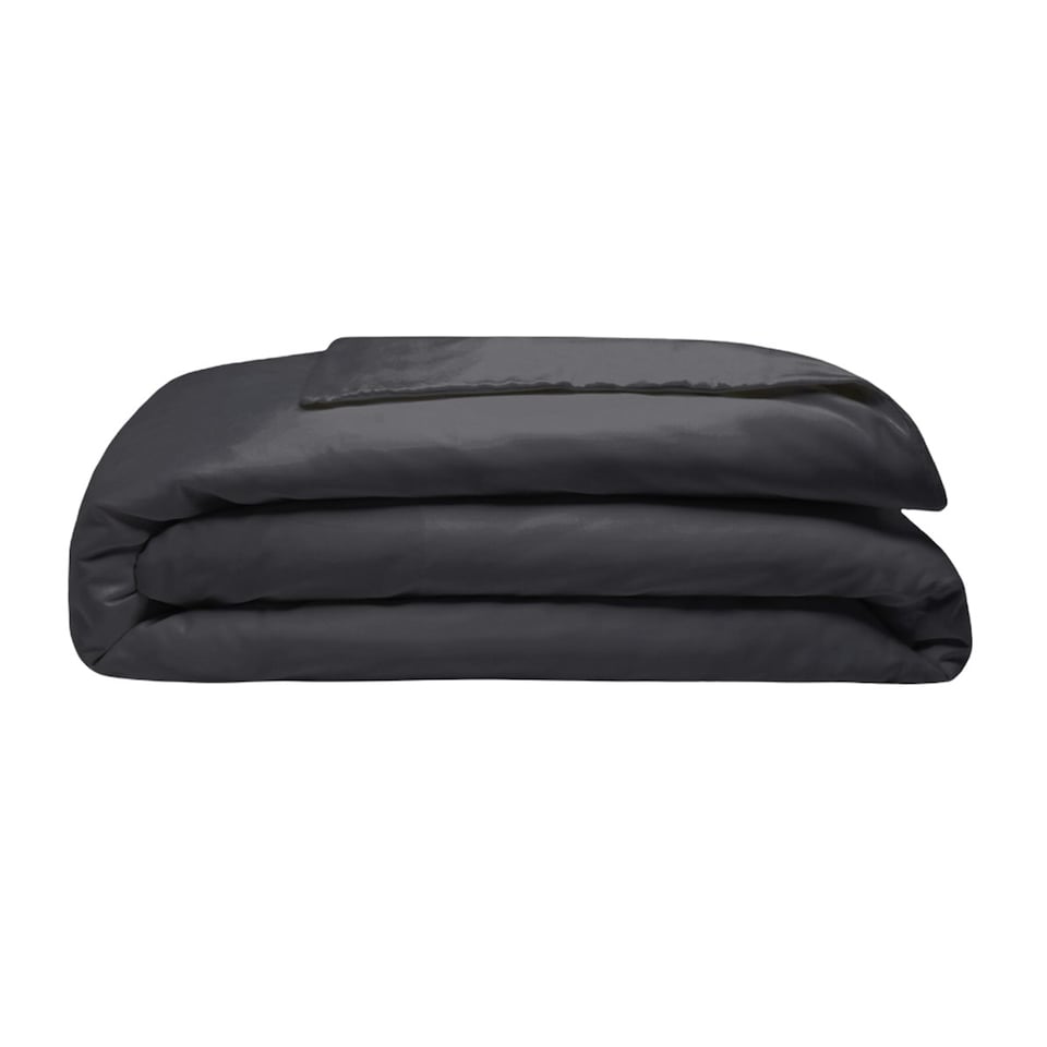 image 1 of Belledorm 200 Thread Count Egyptian Blend Duvet Cover - Black - Superking