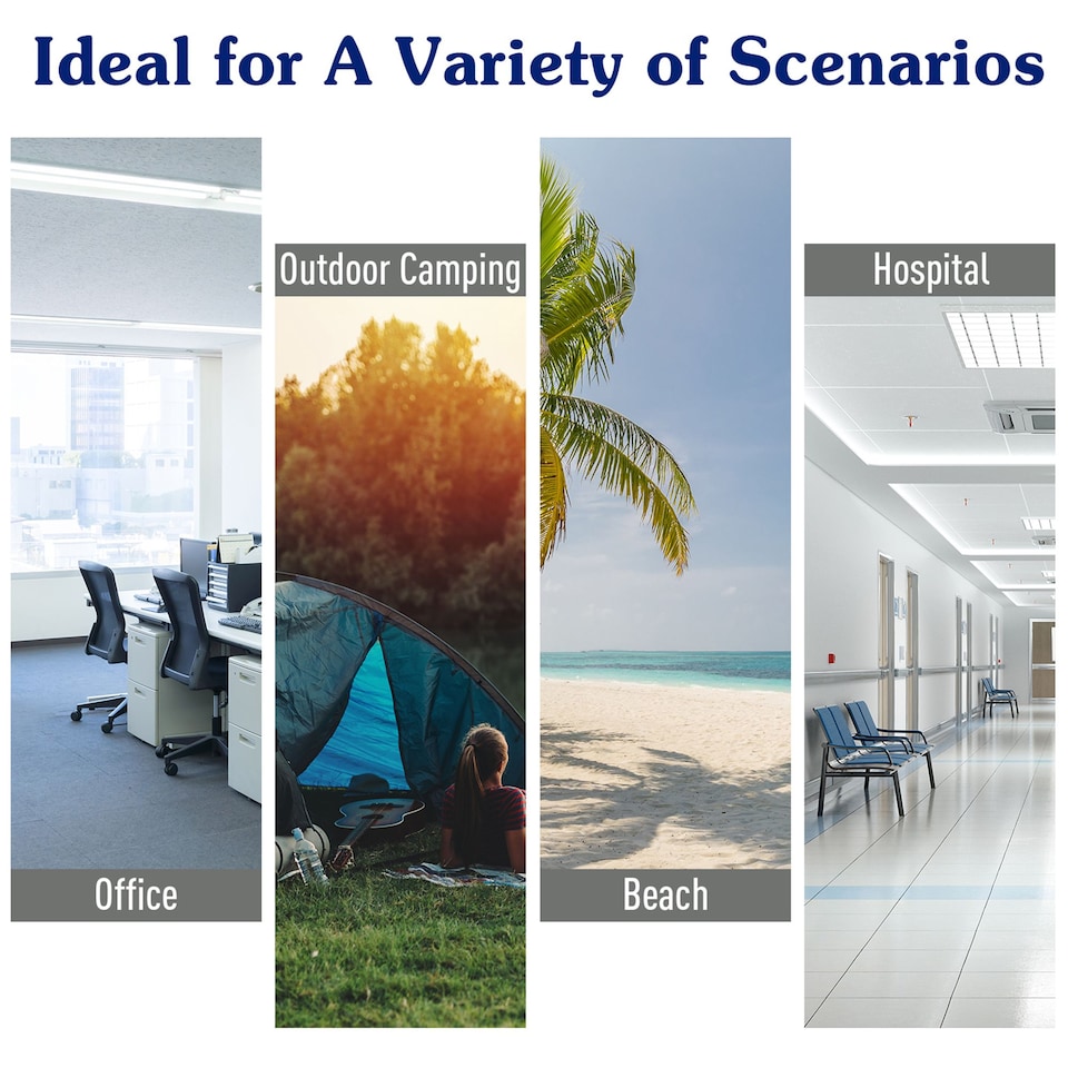 image 1 of Outsunny Single Person Camping Bed Folding Cot Outdoor Patio Portable Military Sleeping Bed Travel Guest Leisure Fishing with Side Pocket and Carry Bag - Blue